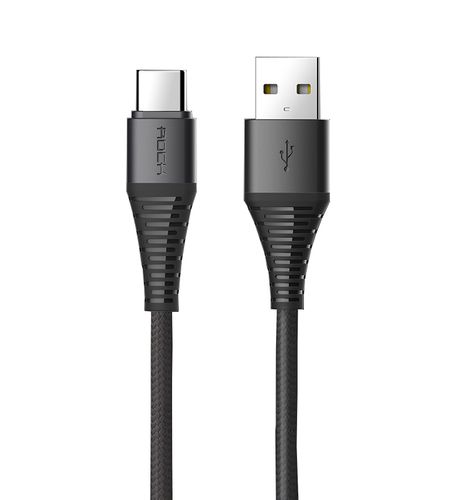 ROCK | TYP-C 3A 100CM KABEL W OPLOCIE NYLON SYNC na Arena.pl