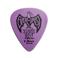 Kostka piórko Ernie Ball Everlast 1,00 mm P09193 fioletowa antypoślizgowa