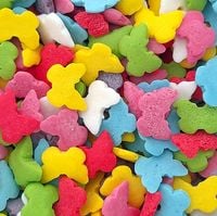 POSYPKA CUKROWA dekoracja - kolorowe motylki - 50g