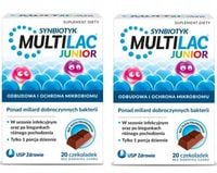 MULTILAC JUNIOR probiotyk dla dzieci czekoladki 20 czekoladek 1+1 GRATIS