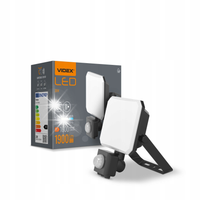 Naświetlacz Videx LED 30W 2850lm neutralna biel 5000K czujnik ruchu IP65