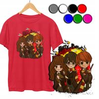 KOSZULKA DZIECIĘCA T-SHIRT Z NADRUKIEM - DLA FANA MAGI WZORY - S 122-128