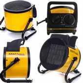 NAGRZEWNICA DMUCHAWA ELEKTRYCZNA FARELKA 2,5kW GRZEJNIK TERMOWENTYLATOR 230