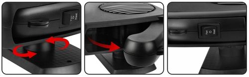 12V 200W PODGRZEWACZ SAMOCHODOWY PRZENOŚNY TERMOWENTYLATOR SAMOCHODOWY na Arena.pl