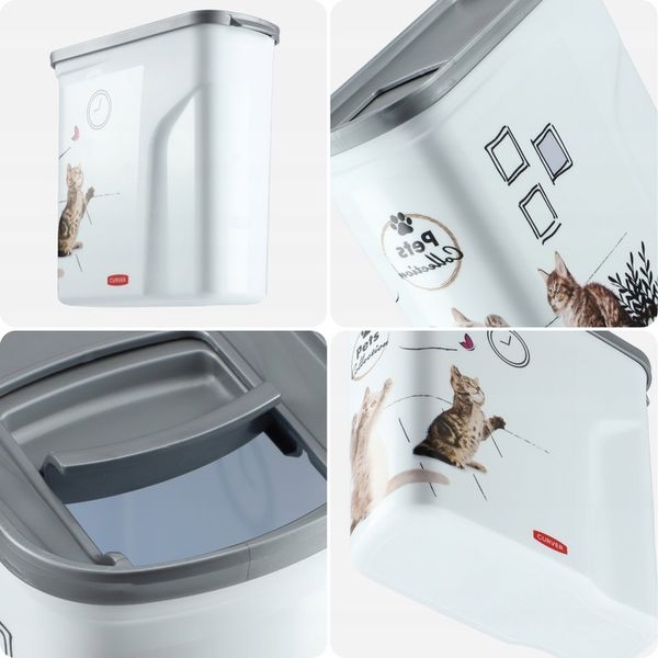 CURVER POJEMNIK NA KARMĘ DLA KOTA SUCHĄ ŻWIREK DO PRZECHOWYWANIA 2L zdjęcie 4