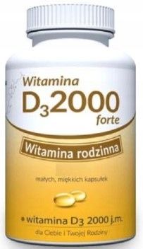 WITAMINA D3 W OLEJU 2000 j.m. ODPORNOŚĆ 2x80 kaps. zdjęcie 2