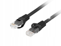 Patchcord Lanberg UTP kat.6 2m LSZH CU fluke passed czarny