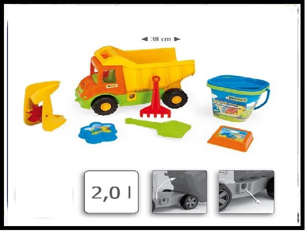 WADER 70340 MULTI TRUCK Z KOMPLETEM LETNIM zdjęcie 1