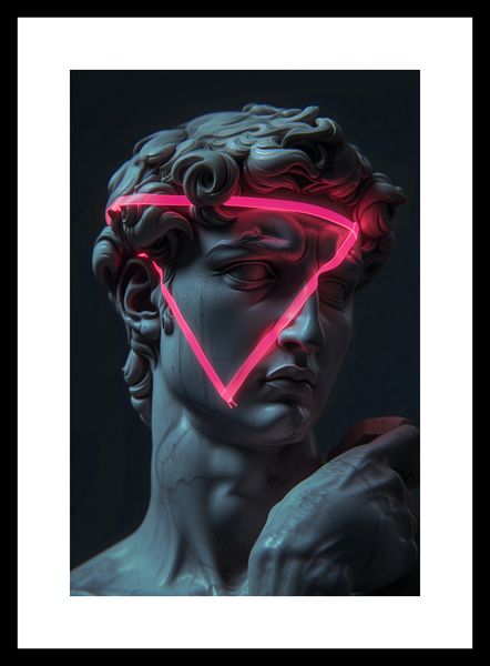 Plakat 20x30cm Neonowy Renesans zdjęcie 3