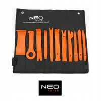 NEO ZESTAW ŚCIĄGACZY ŚCIĄGACZE DO TAPICERKI RADIA WYMIJAKI DEMONTAŻU