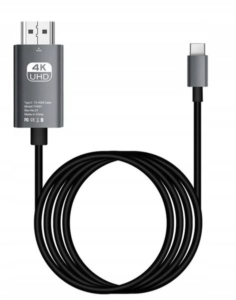 Przejściówka USB-C HDMI 4K 60Hz Thunderbolt 3 2m zdjęcie 6