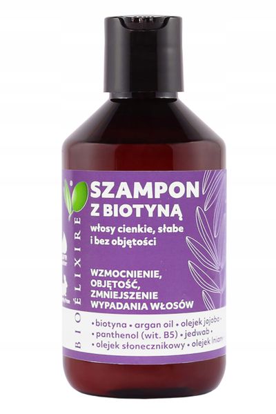 BIOELIXIRE Szampon do włosów BIOTYNA - 300ml zdjęcie 1
