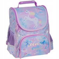 TORNISTER SZKOLNY JEDNOROŻEC PASO DLA DZIEWCZYNKI KLASA 1 2 3 SZKOŁA FIOLET
