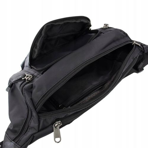 Torebka saszetka BIODRÓWKA NERKA męska POJEMNA SOLID PREMIUM BARDZO DUŻA na Arena.pl