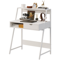 BIURKO KOMPUTEROWE BIAŁE SZKOLNE STOLIK LOFT INDUSTRIALNE NOWOCZESNE