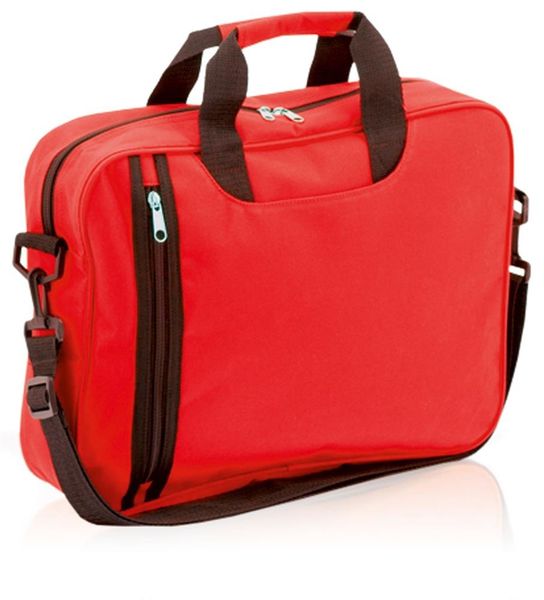 Torba na dokumenty PELLUCCI Czerwona zdjęcie 2