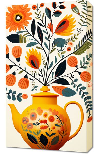 Obraz 40x70cm Bujna Herbata zdjęcie 1