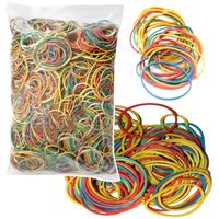 Gumki recepturki kolorowe zestaw MIX rozmiarów 500