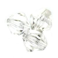 KRYSZTAŁKI PLASTIK DIAMENT PRZEZROCZYSTE 6MM 100SZT