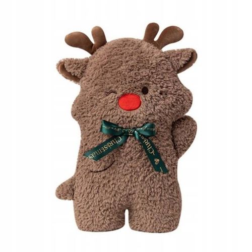 ECARLA poduszka welurowa Brązowa Renifer 40cm PDS16 na Arena.pl