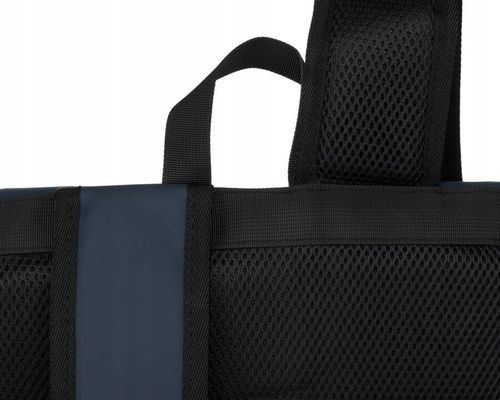 miejski, pojemny plecak typu roll-top w granatowym kolorze z zewnętrzną na Arena.pl