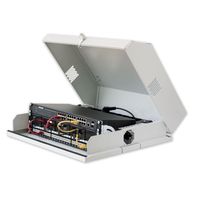 SZAFA INSTALACYJNA WISZĄCA 19 CALI 3U+6U PŁASKA SZARA