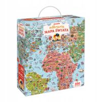 Puzzle CzuCzu 300 Odkrywcy mapa świata