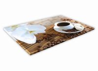 SZKLANA DESKA KUCHENNA 60x30 95d Kawa i stroczyk