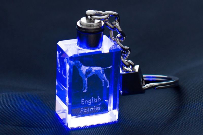 Pointer brelok kryształowy z psem Art-Dog zdjęcie 11