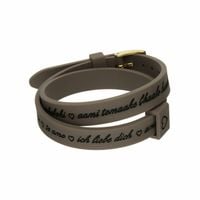 Bransoletka Damska il mezzometro I LOVE YOU GOLD - SILICONE BRACELET