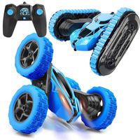 SAMOCHÓD STEROWANY ZDALNIE AUTO Z PILOTEM OPONY GĄSIENICE 2w1 ZIELONY