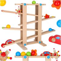 Kulodrom Tor Kulkowy Drewniany Montessori Labirynt Kule Zjeżdżalnia XXL