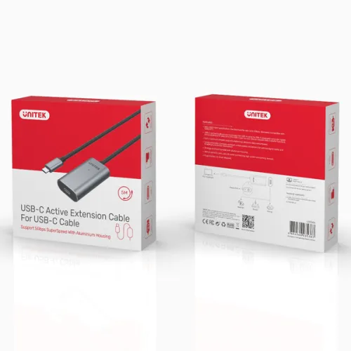 Unitek U304A wzmacniacz sygnału USB-C na USB(A) 5M na Arena.pl