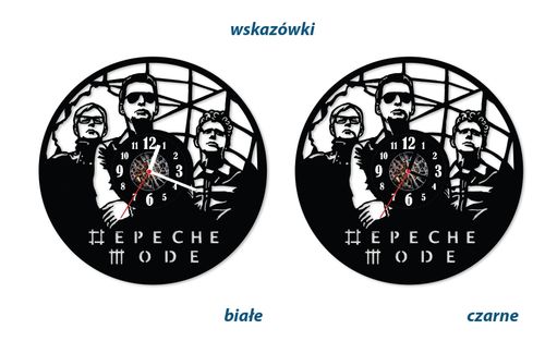 Zegar ścienny z płyty winylowej Depeche Mode 63.13 na Arena.pl
