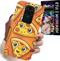 ETUI DO XIAOMI NOTE 9 - SŁODKIE UŚMIECHNIĘTE PIZZE CASE + SZKŁO