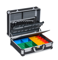 Walizka aluminiowa szara - 440x360x200 mm