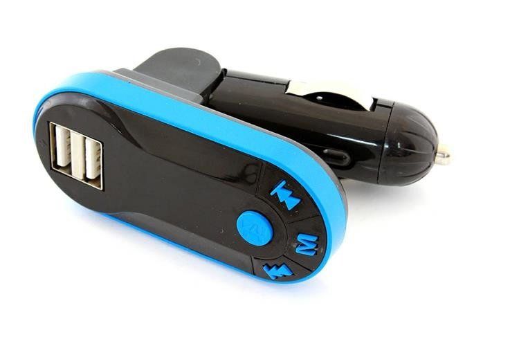 TRANSMITER FM BLUETOOTH 2X USB SD SLOT MP3 + PILOT zdjęcie 2