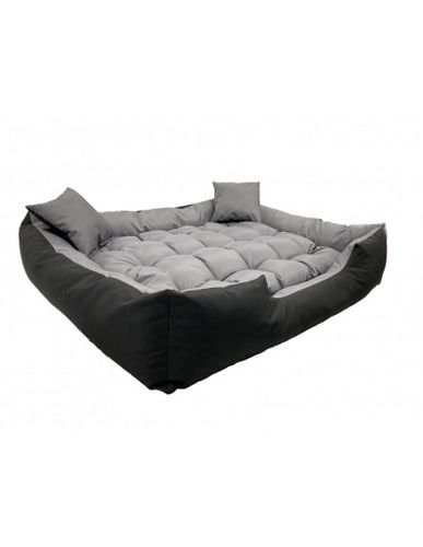 Duże Legowisko Kojec Łóżko Dla Psa Kota 100x75 cm Szare na Arena.pl