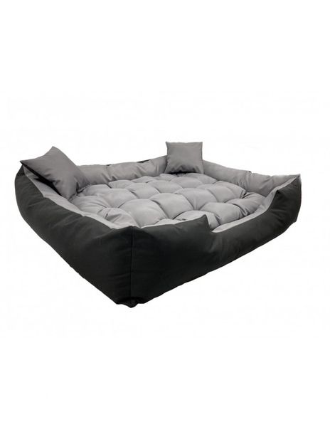 Duże Legowisko Kojec Łóżko Dla Psa Kota 100x75 cm Szare zdjęcie 8