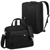 biznesowy torboplecak na laptopa wykonany z poliestru - rovicky