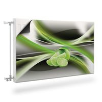 Mata MAGNETYCZNA Na Grzejnik Limonki Owoce Abstrakcja Cytrusy 110cm x 60cm