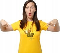 Koszulka z imieniem dla babci KRÓLOWA BABCIA