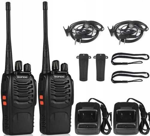 2x WALKIE TALKIE Krótkofalówki BAOFENG BF-888S Radiotelefon PMR DUŻY ZASIĘG na Arena.pl
