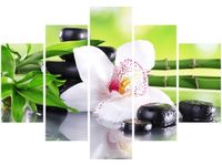 105CM 150CM OBRAZ 5 ELEM KAMIENIE SPA STORCZYK DRUK