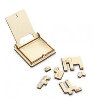 Drewniana gra podróżna 3D Wooden.City - Układanka Zwierzęta - Tangram