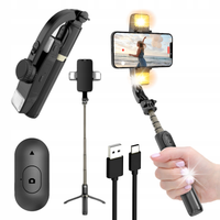 GIMBAL SKŁADANY SELFIE STICK KIJ STABILIZATOR OBRAZU DO TELEFONU STATYW