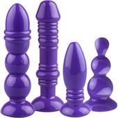 Zestaw Korków Analnych 4X Żelowy Korek Analny Dildo Różnej Wielkości