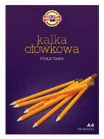 kalka ołówkowa a-4/100 ark fioletowa 1523
