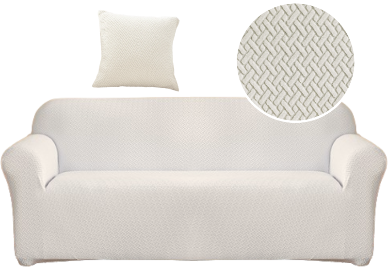 POKROWIEC NA KANAPĘ SOFĘ NAROŻNIK ELASTYCZNY ŻAKARD JODEŁKA 235-300 zdjęcie 1