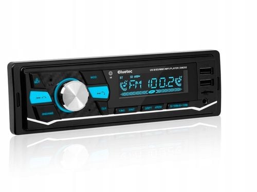 RADIO SAMOCHODOWE 1-DIN BLUETOOTH 5.0 USB SD AUX MP3 MIKROFON PILOT na Arena.pl